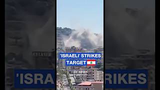 'Israeli' airstrikes, artillery shelling target areas in Nabatieh, southern Lebanon