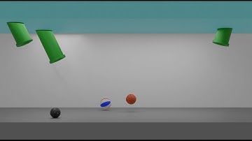 Bouncing Ball || Beach Ball || Basket Ball || Bowling || 3D Animation || animation #1