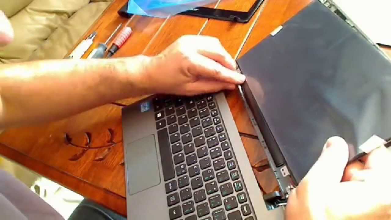 How to replace a laptop screen ACER v5171