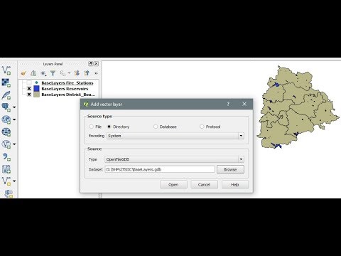 QGIS - Load data from ArcGIS Geodatabase/File Geodatabase/GDB file