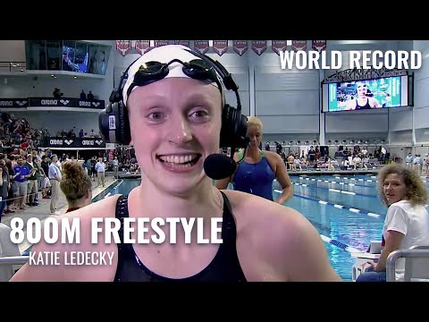 2016 Arena Pro Swim Series at Austin Women’s 800m Free Final - Katie Ledecky World Record