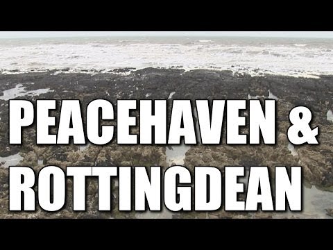 Peacehaven & Rottingdean in East Sussex - British beach fishing locations, South Coast, England, UK