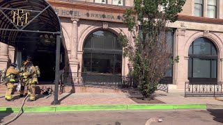 CSFD responding to fire in Downtown Colorado Springs