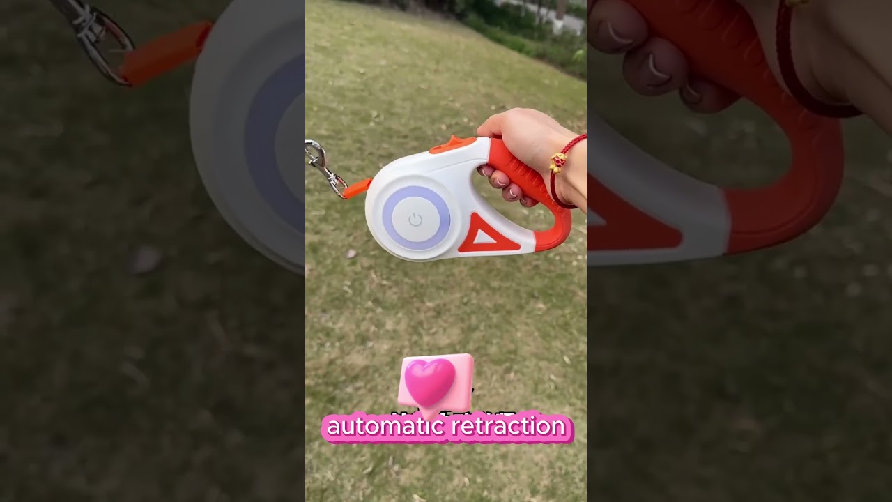 👉Retractable Dog Leash with LED Light 