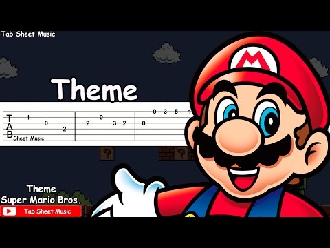 Super Mario Bros. - Theme Guitar Tutorial