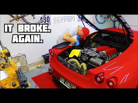 My Ferrari F430 Broke…….AGAIN! **TRYING TO FIX IT MYSELF**