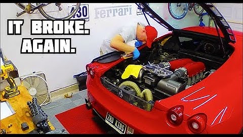 My Ferrari F430 Broke.......AGAIN! **TRYING TO FIX IT MYSELF**
