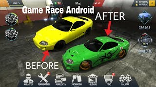 Game Race, Modifikasi body, spoiler, vinyl, velg, upgrade engine screenshot 4