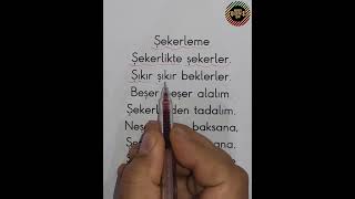 'Ş-ş'SESİ OKUMA METNİ -29 'ŞEKERLEME'