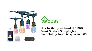 How to Start your Smart LED RGB Smart Outdoor String Lights