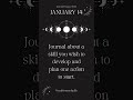 Jan 14 | Daily Moon Journaling Prompts ✨ Guided by the Lunar Cycle | Cauldron & Quills #journaling