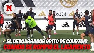 Desgarrador El Momento Exacto En El Que Courtois Se Rompió El Ligamento Cruzado I Marca