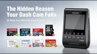 The Hidden Reason Your Dash Cam Fails (6 Must-See MicroSD Card Errors) #viofo #dashcam