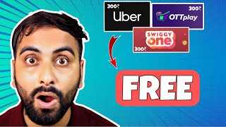 FREE Uber, Swiggy One, OTTPlay Gift Card | Shien Loot Tshirt In Rs.49 | Dainik Bhaskar New Loot