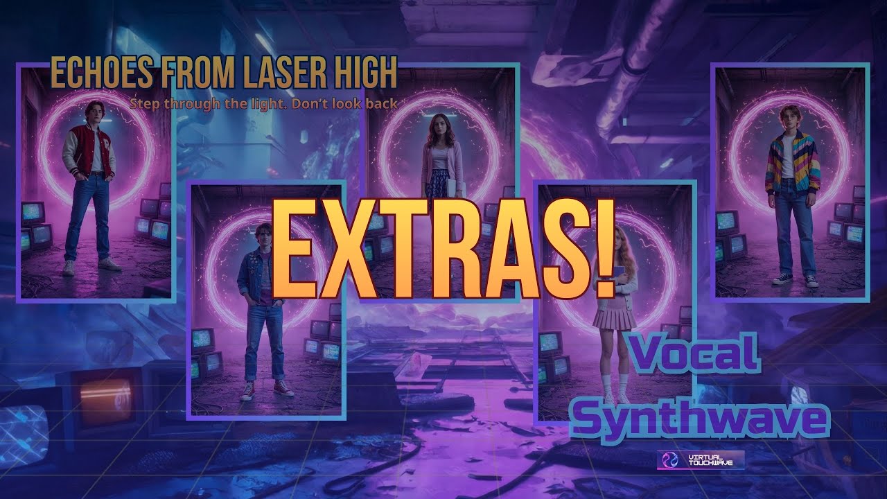 EXTRAS — Echoes From Laser High | Character Bios & World Briefing