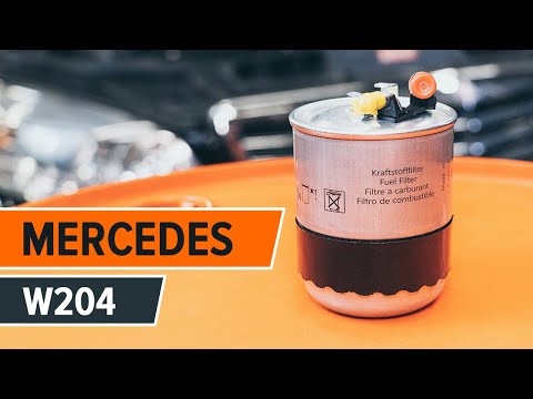 Как заменить топливный фильтр на MERCEDES W204 [ВИДЕОУРОК AUTODOC]