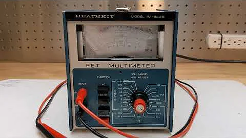 Heathkit IM-5225 FET Multimeter - Repair Update