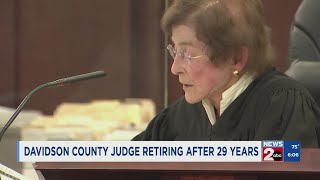 Davidson County, TN judge retiring after 29 years