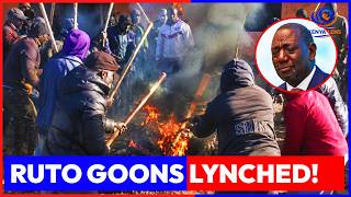 Fire In Ol Kalou By Election! Ruto's Goons Beaten Like Stray Dogs While Trying To Disrupt The Electi