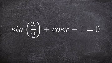 Solving an equation using the half angle formula of sine
