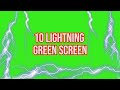 Gambar cover Top 10  Strike Lightning WITH SOUND EFFECT Green Screen by GreenPedia