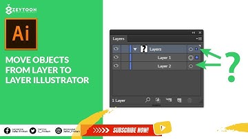Move objects from layer to layer illustrator