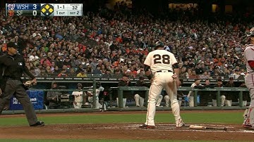 WSH@SF: Gillaspie knocks in Posey on RBI groundout