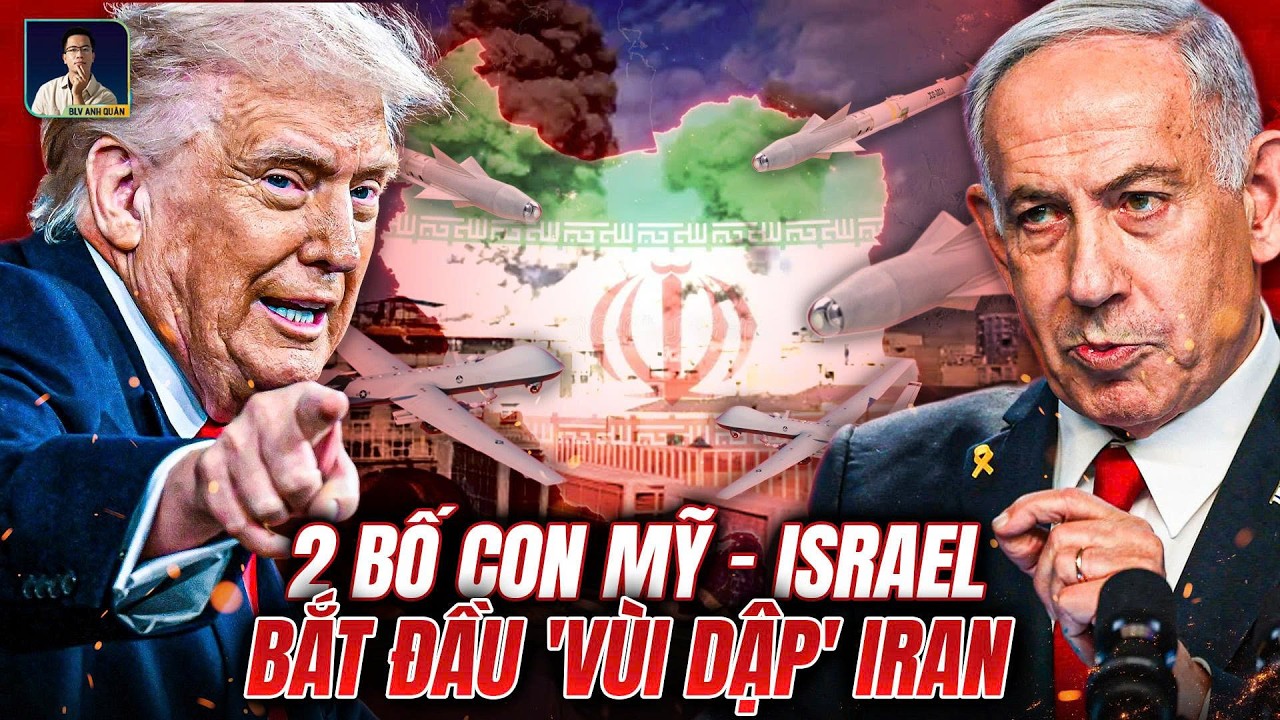 HẾT SẤM CHỚP:  MỸ-ISRAEL BẮT ĐẦU TRÚT “CƠN MƯA LỬA” VÀO IRAN! MỌI CĂN CỨ MỸ CÓ NGUY CƠ BỊ TRẢ ĐŨA