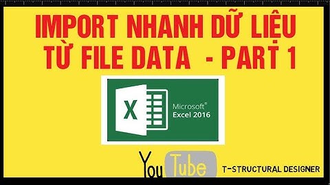 [Excel&VBA] - HƯỚNG DẪN VIẾT CODE VBA ĐỂ IMPORT  NHANH DỮ LIỆU TỪ FILE DATA ĐANG ĐÓNG - P1 || T-SD