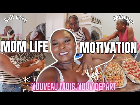 ✨Organisation mois d'août| Maman de 3•ménage Self care & planning simple #weeklyvlog