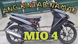 YAMAHA MIO4 FAIRING REPAINT TO JET BLACK