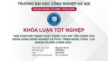 Slide PowerPoint khóa luận tốt nghiệp | Version 3