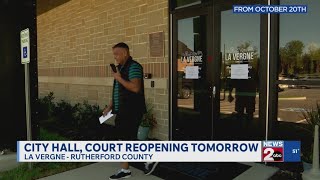 La Vergne City Hall, City Court to reopen almost 2 weeks after cyberattack