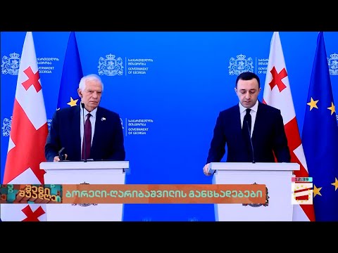 ჯოზეფ ბორელისა და ირაკლი ღარიბაშვილის საერთო განცხადება