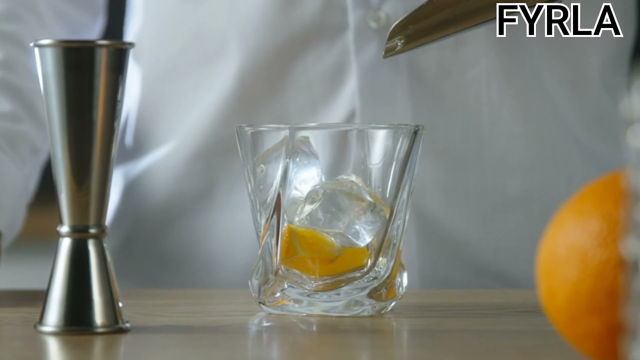 twisted whiskey glass twisted whiskey glass