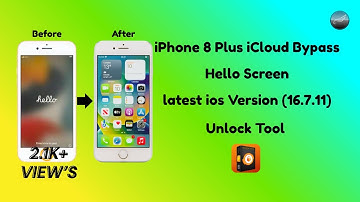 iPhone 8 Plus iCloud Bypass Without Network | Latest iOS Version (16.7.11) | Unlock Tool