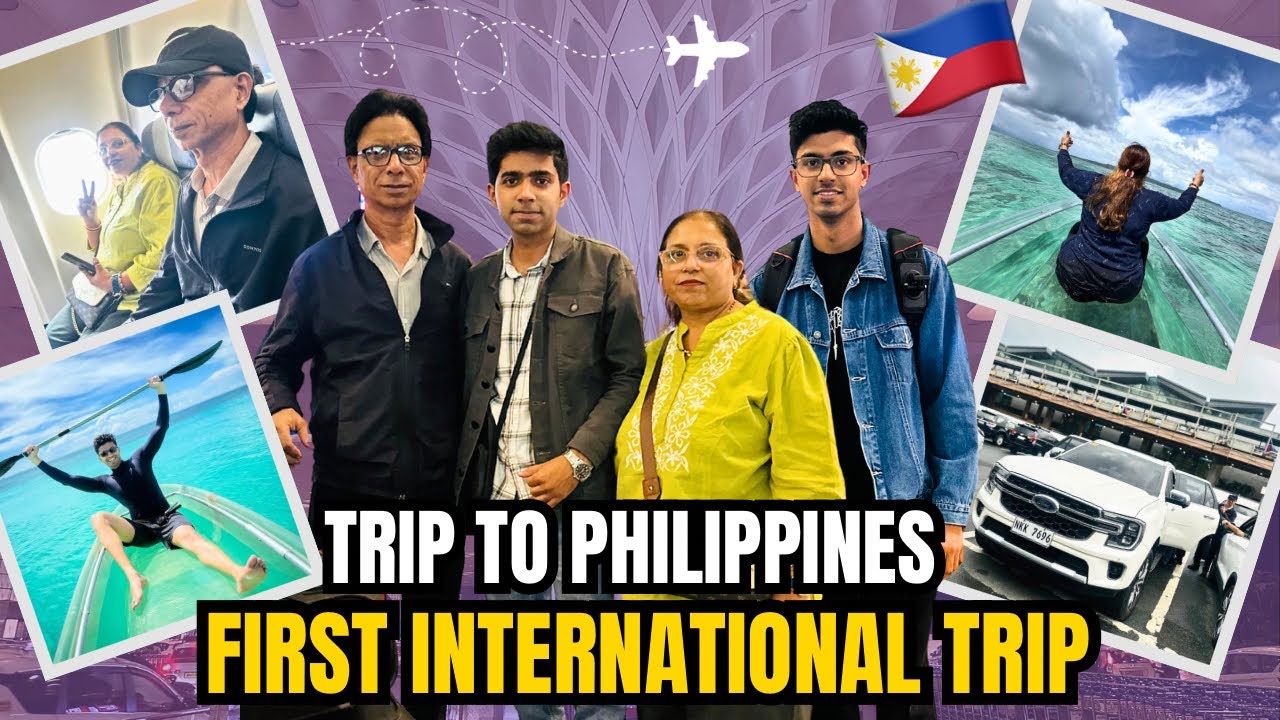 Mumbai to Philippines | First Family International Trip ✈️ | Visa-Free Country for Indians!
