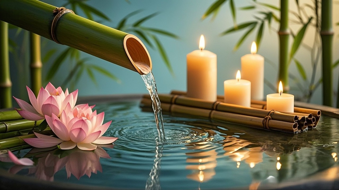 Peaceful Piano & Bamboo Water for Inner Peace