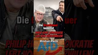 Philip Hopf kritisiert die Brandmauer in der Politik. #politik #deutschland #youtube #mindset #fypシ