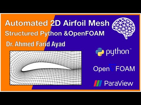Automated 2D Airfoil Mesh | Python + OpenFOAM - YouTube