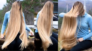 Realrapunzels Long Hair In Motion By Nature Photoshoot Preview