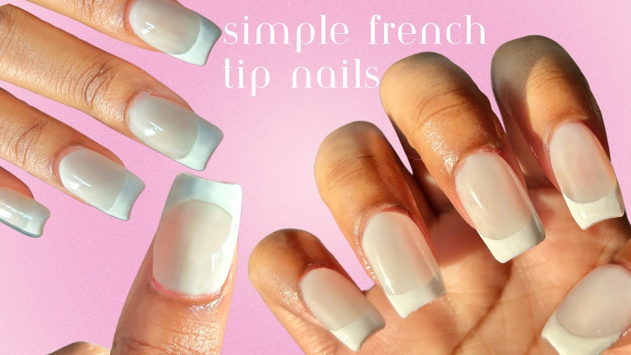 MILKY WHITE & PURE WHITE FRENCH TIPS | Gel X Nails 🤍 Nail