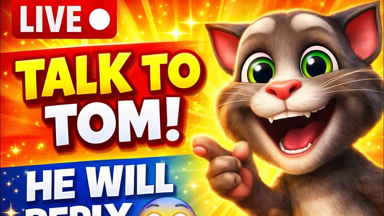 🔴 Talking Tom Hindi Live 🐱 | Aao Tom Se Baat Karein 😍 Funny & Crazy Chat