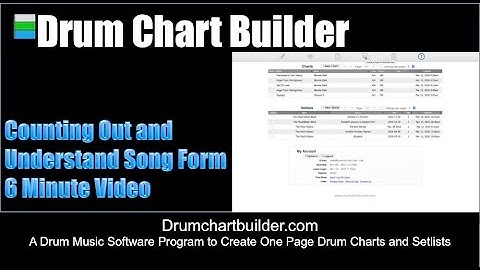 How to Count Out The Song Form using Drum Chart Builder