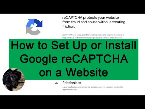 How to set up or install Google reCAPTCHA on a Website.