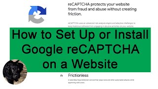 Как настроить или установить Google reCAPTCHA на веб-сайте.