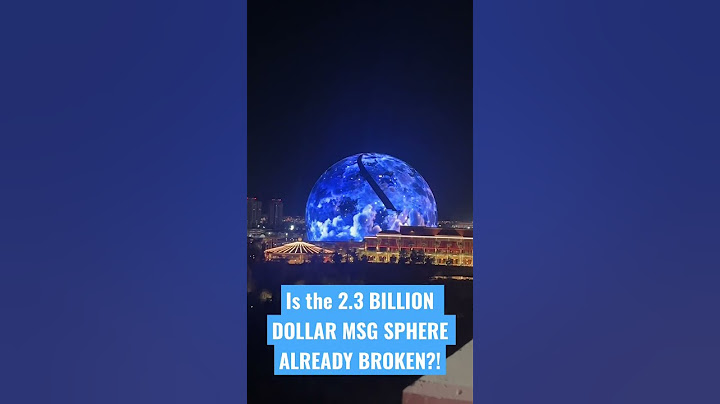 Las Vegas MSG sphere already broken| #vegas #lasvegasstrip #lasvegasyoutuber