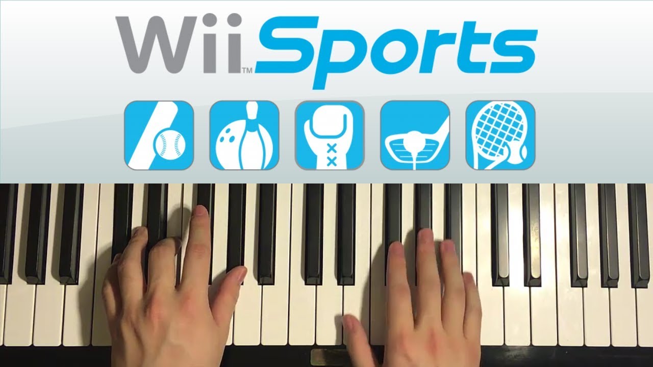 How To Play Wii Sports Theme Piano Tutorial Lesson Youtube
