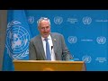 Gaza: Humanitarian Actors' Hands Remain Tight - OCHA | Press Conference | United Nations