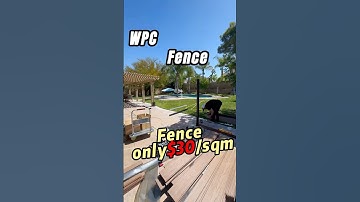 Wpc fence #wood #wpc #wpcdecking #woodworking #wpvc #wpcflooring #diy #wpcpanel #wpcmachinery
